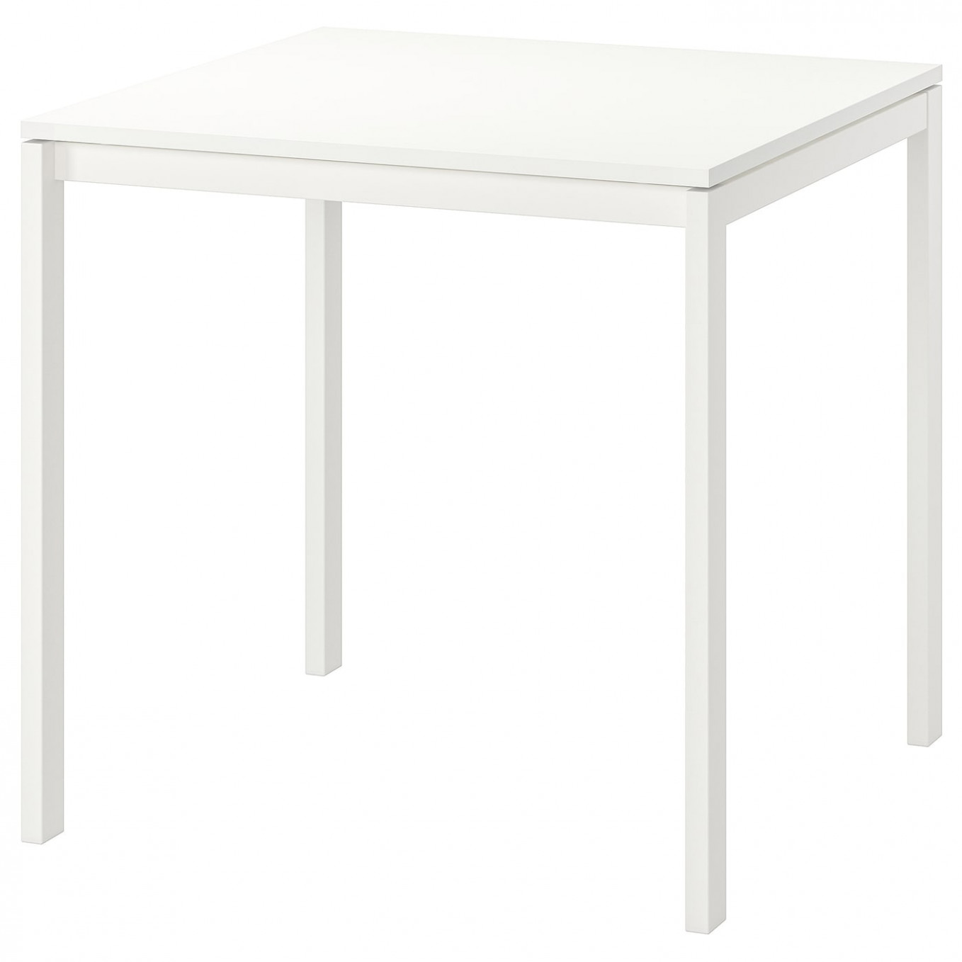 MELLTORP Tisch - weiß 1x1 cm