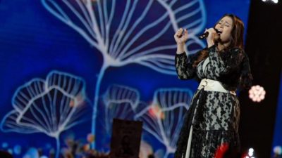 Anjelia Dom Pukau Maia Estianty di dalam Final Showcase Indonesian Idol XIII Lewat Lagu Mahalini